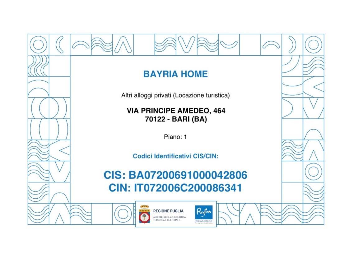 Bayria Home Bari Eksteriør billede